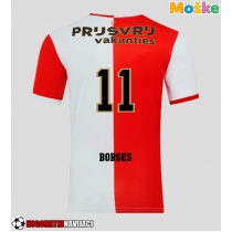 Moške Nogometnih dresov Feyenoord Goncalo Borges #11 Domači 2025-26 Kratki rokavi